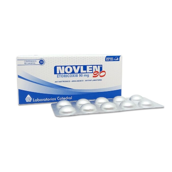 NOVLEN 90 MG. CJ X 10 COMP. REC. única