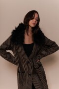 Chaqueta Teheran NEGRO Y CRUDO