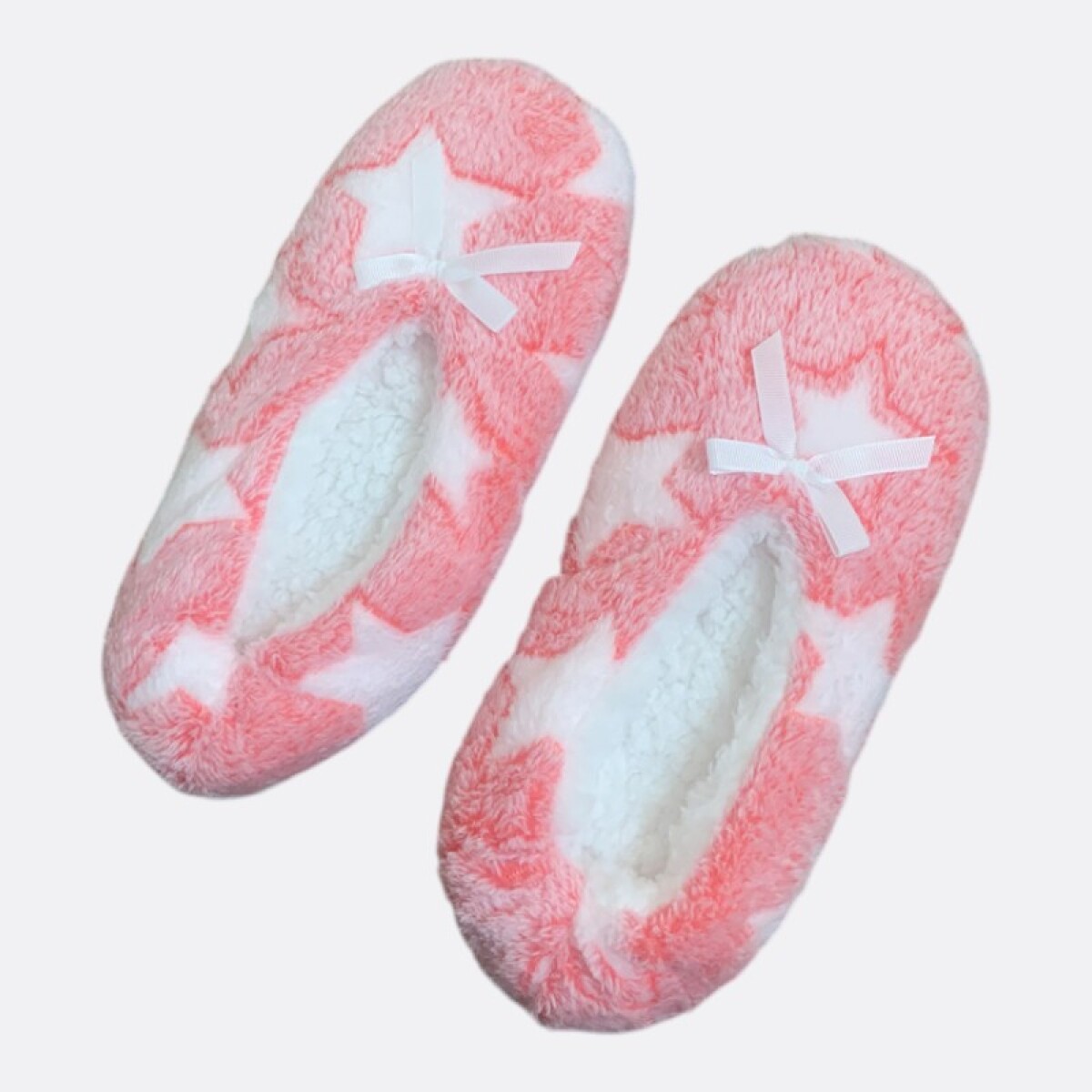Pantuflas Forma Estrella Varios Colores - Rosa Fuerte 