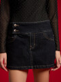 Falda Nivara Gris Oscuro