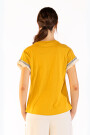 FRINGES TEE Camel