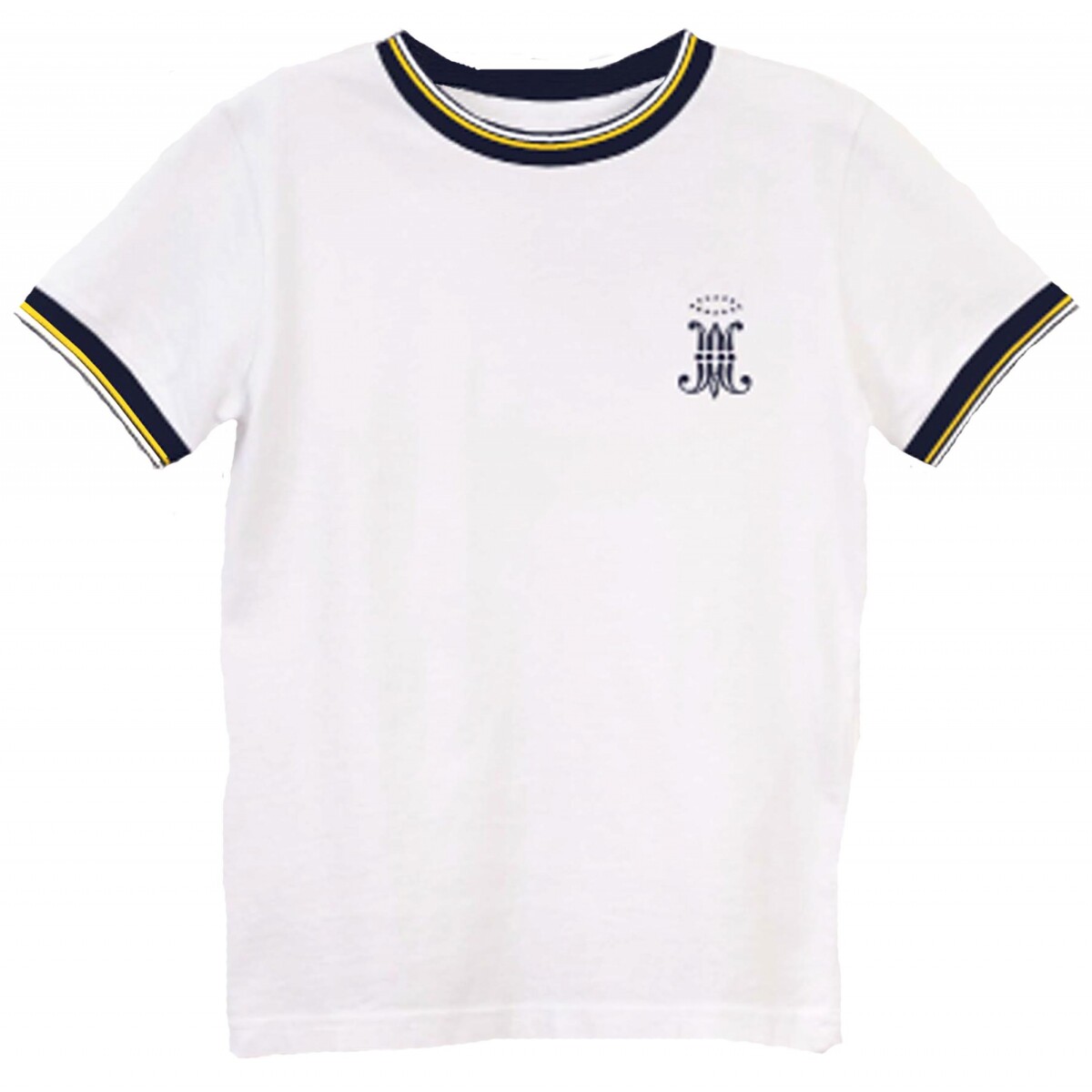 T-shirt manga corta Maristas Blanco