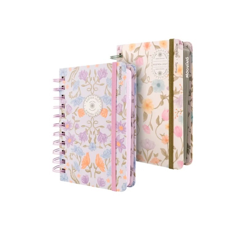 Agenda Mooving Spring 2027 Diaria Con Espiral AGENDA MOOVING SPRING 2027 DIARIA CON ESPIRAL