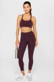 Leggings Define PowerHold High-Waisted 7/8 Mujer Oxblood