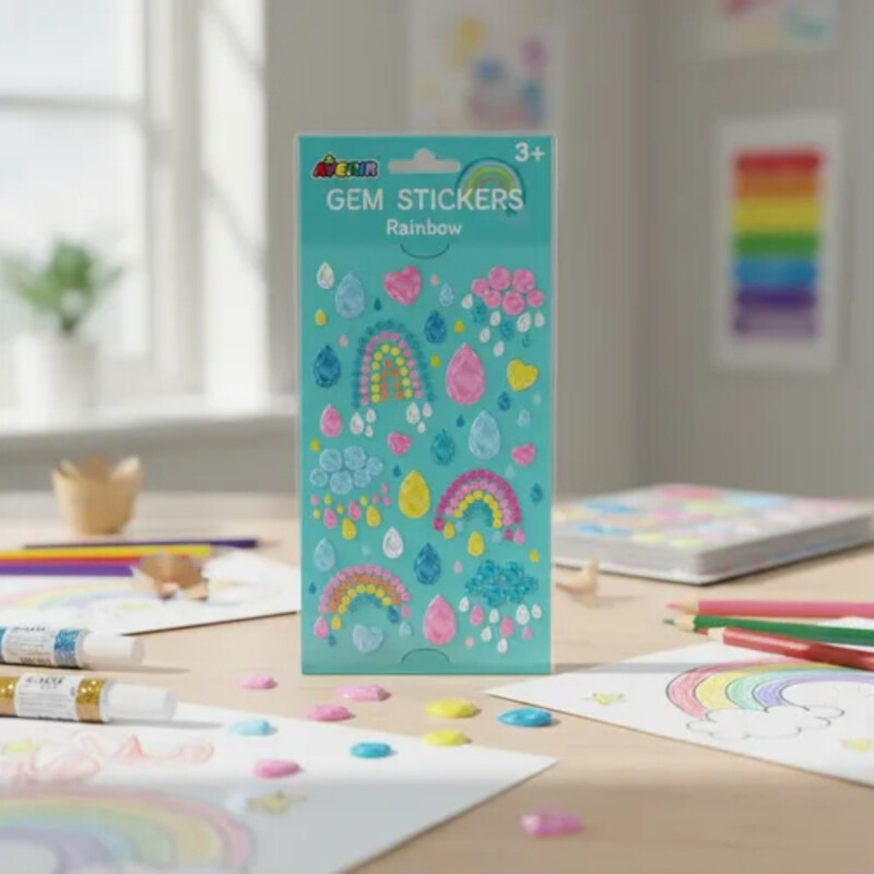 Stickers Gema Para Niños Avenir Arcoíris