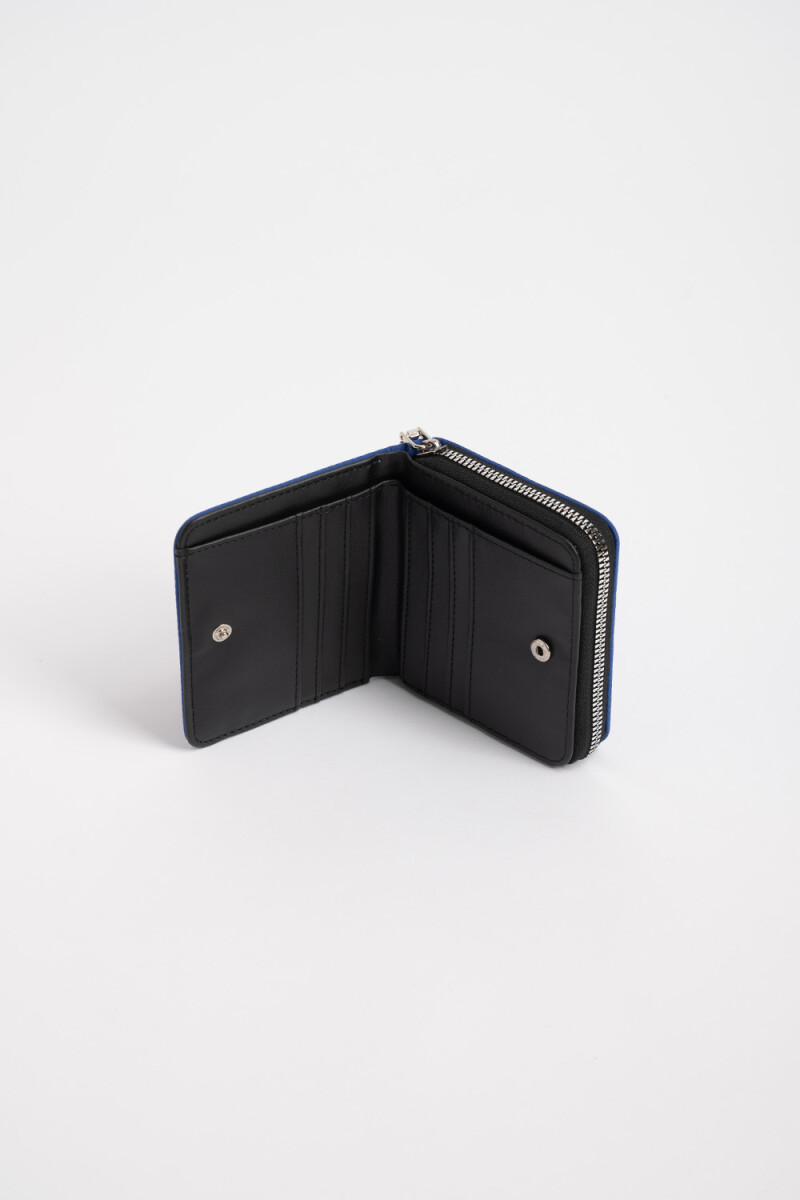 Billetera corazón Azul