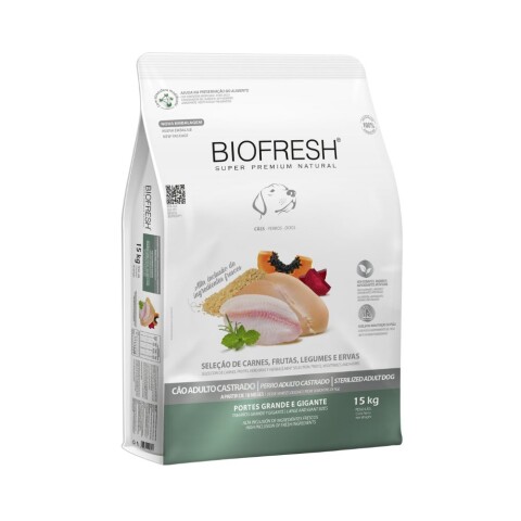 Biofresh Perro Castrado Raza Grande 15 kg Biofresh Perro Castrado Raza Grande 15 kg