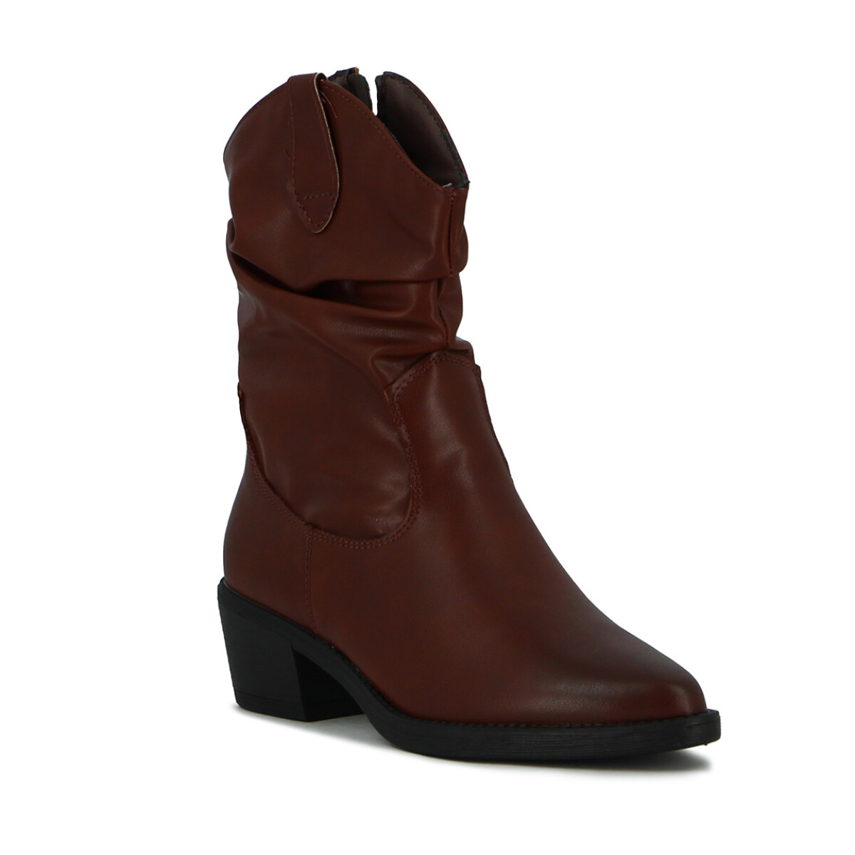 Bota Tejana Mujer Darkness - Marron Oscuro 