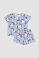 Pijama infantil unicorn Pastel blue