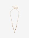 Collares Cortos Con Dijes Collar Corto Multicharm - Dorado