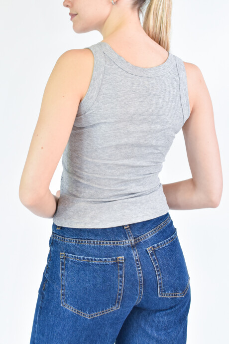Musculosa Romina Gris