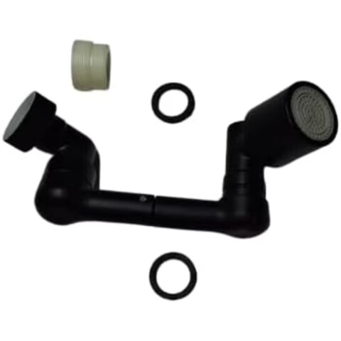 Aireador móvil para griferia negro en metal Aireador Móvil Para Griferia Negro En Metal