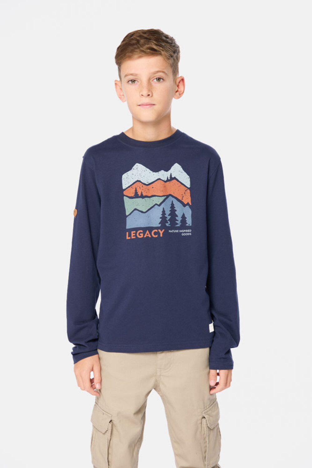 REMERA ESTAMPADA Azul