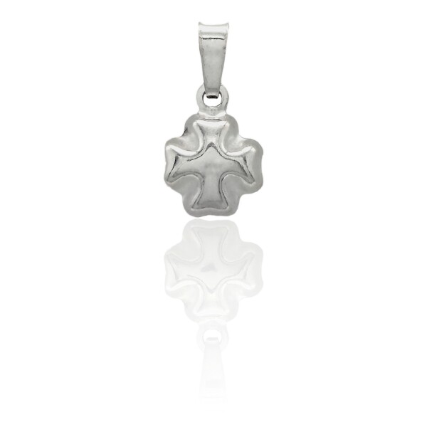 Dije Cruz-Plata 925 Inflada-Sin Piedra-CP3139 sinpiedra