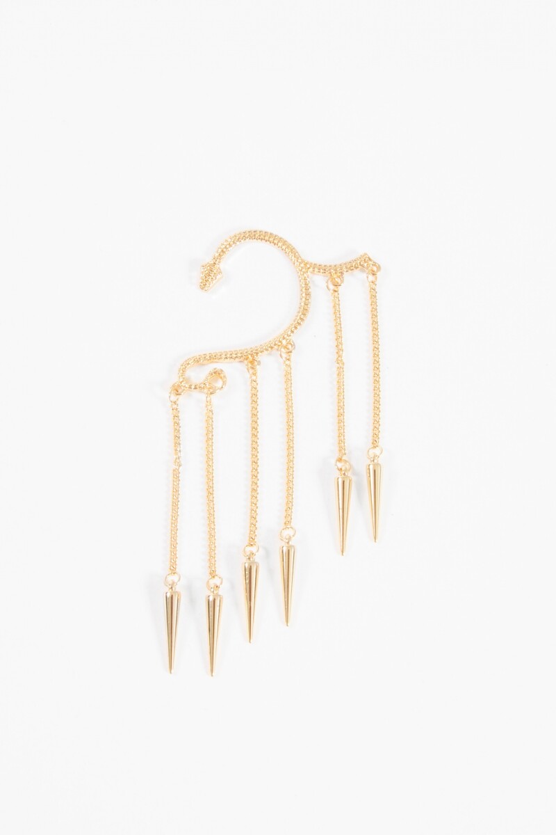 Earcuff rock dorado