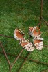 Mini Buckle Sandals Print Chocolate