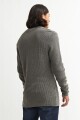 Sweater punto inglés GRIS