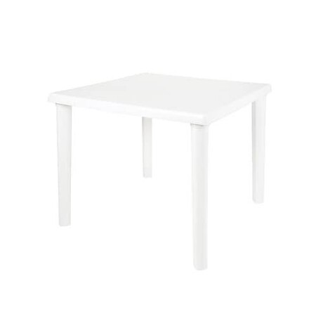MESA MOR PLASTICA (12)CUADRADA PATAS DESMONTABLES BLANCA MESA MOR PLASTICA (12)CUADRADA PATAS DESMONTABLES BLANCA