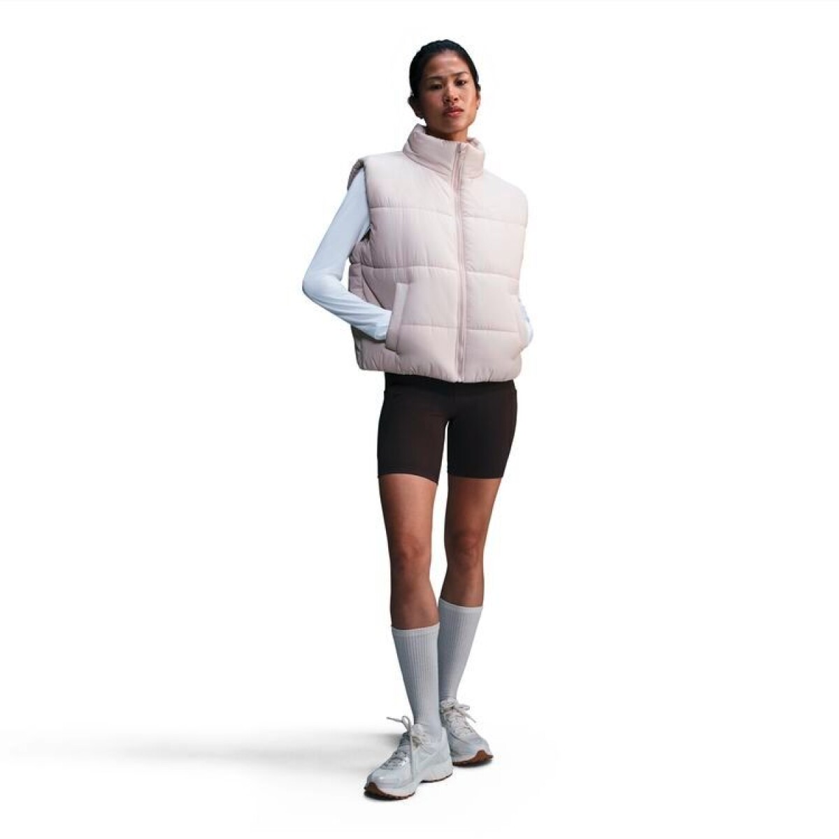 Abrigo Nike Sportswear Classic Puffer de Mujer - Blanco 