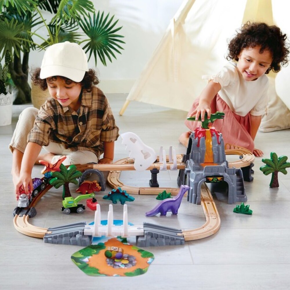 Pista tren aventuras DINO HAPE Pista tren aventuras DINO HAPE
