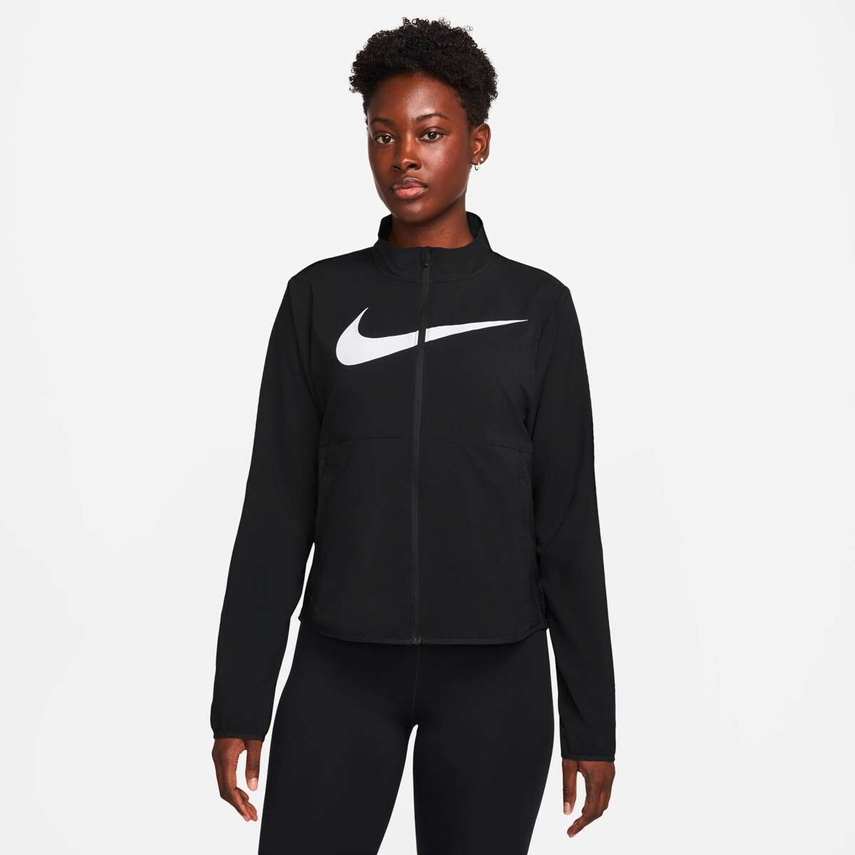 Chaqueta Nike Tempo Swoosh Run Dri-Fit Running De Mujer - Negro 