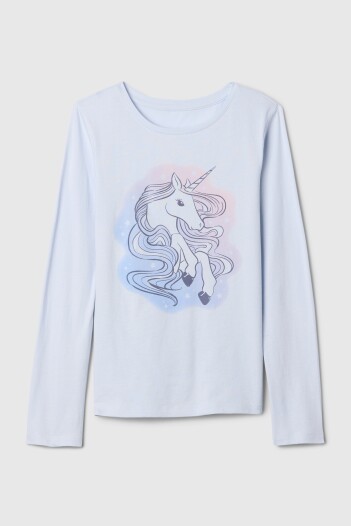 Remera Gràfico Manga Larga Niña Unicorn Graphic