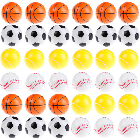 Set Cotillón N30 Pack Sorpresitas X 36 Pelotas Espuma Cot002023