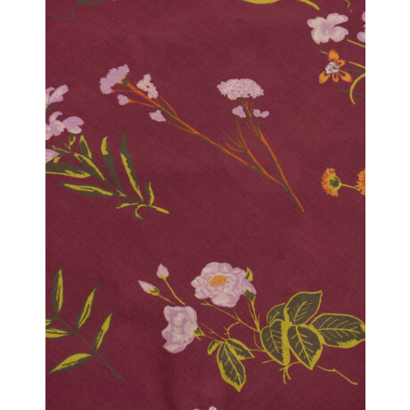Pañuelo De Material Reciclado Rojo Burdeaux