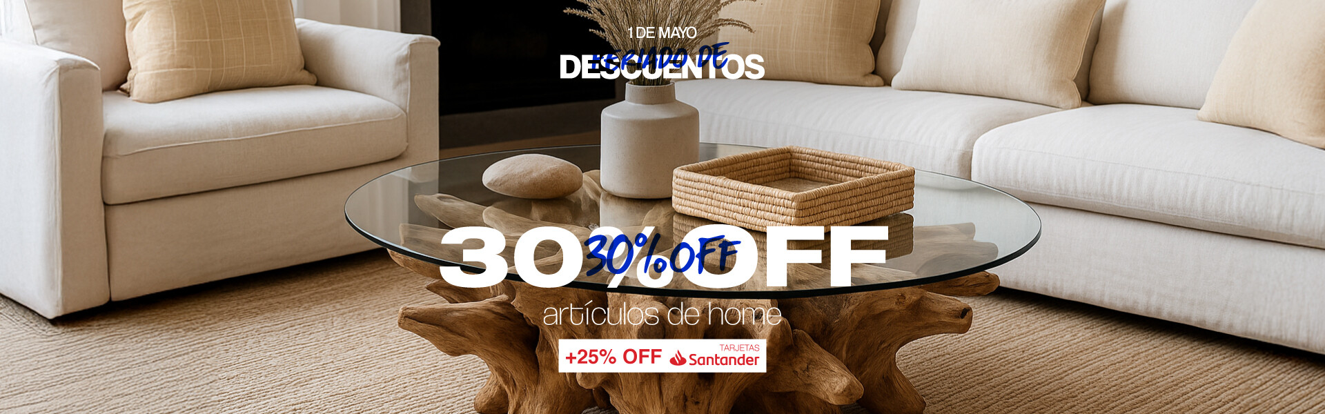 Feriado descuentos landing home