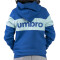 Buzo de Niños Umbro Canguro Vintage II Kids Azul Real - Verde Agua