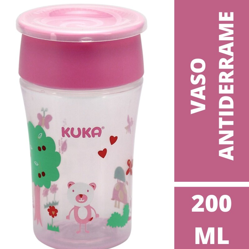 Vaso-antiderrame-360-antigoteo-para-bebe-rosa GENERICO