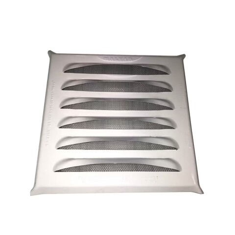 Rejilla ventilación esmaltada c/mosquitero 20x20 cm Rejilla Ventilación Esmaltada C/mosquitero 20x20 Cm