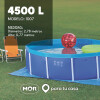 Pileta estructural Mor 1007MOR Circular x 30.5 cm de ancho x 2.78 m de diámetro 4500 L azul Pileta Estructural Mor 1007mor Circular X 30.5 Cm De Ancho X 2.78 M De Diámetro 4500 L Azul