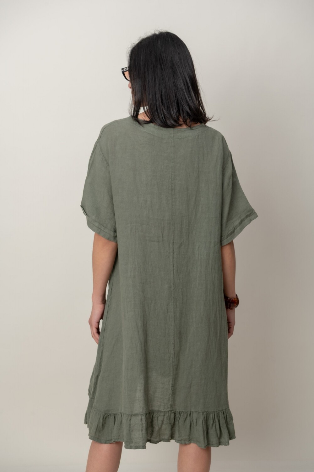 VESTIDO ILANA Verde Seco