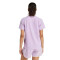 Remera de Mujer Adidas Own The Run Lila - Blanco