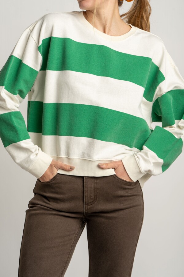 Sweater Rayado Verde