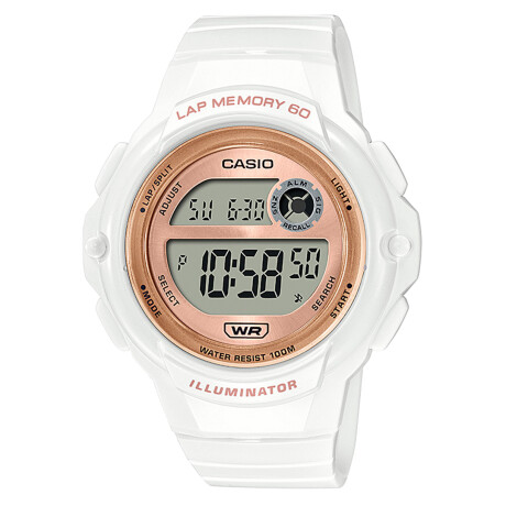 Reloj Casio Area De Reina Deportivo Blanco 0