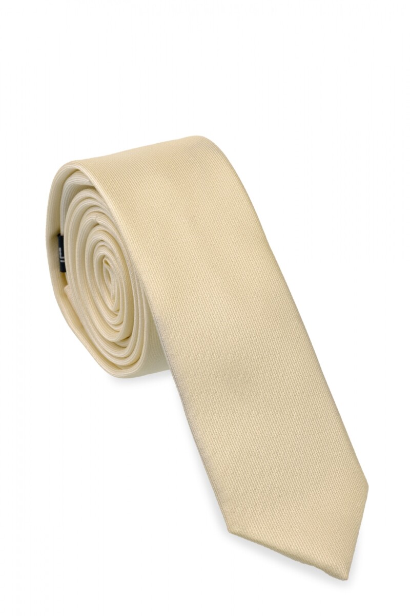 Corbatin 5 cm BEIGE