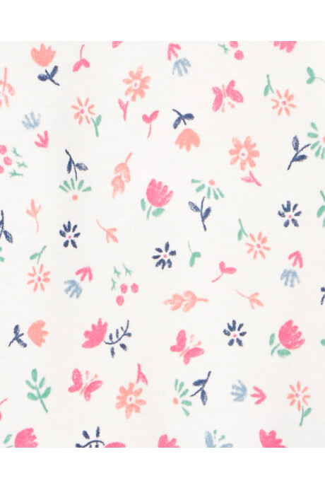 Pack cinco bodies de algodón, diseño floral Pack cinco bodies de algodón, diseño floral