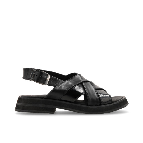 SANDALIAS VENET - CUERO LIBRIZZI NEGRO