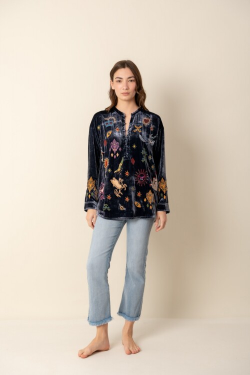 Blusa de terciopelo Blusa de terciopelo