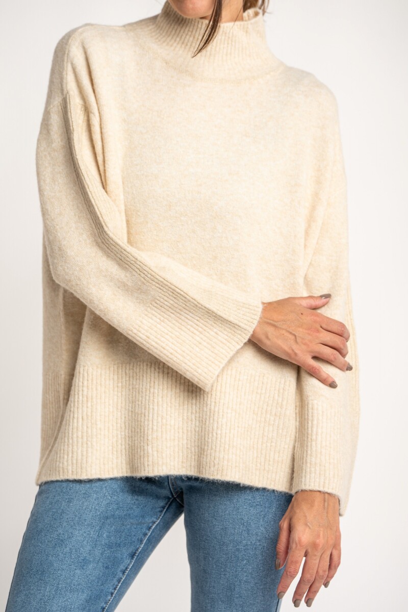 Polera Beige Melange