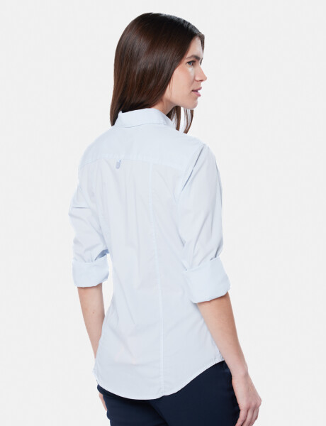 CAMISA LISA Celeste