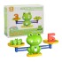 Juego Educativo Balanza de Ranas con Números y Cartas Verde 1
