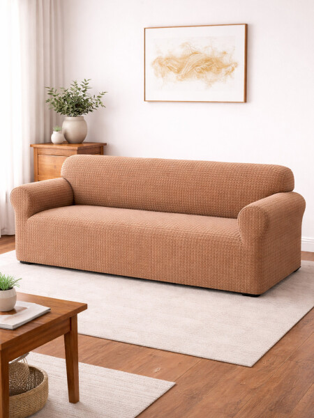 FUNDA SOFA 3 CUERPOS TAUPE