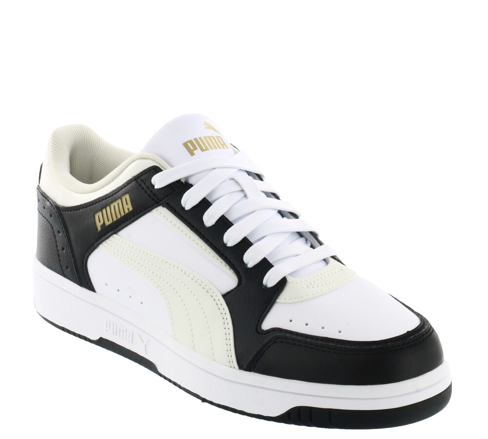 Rebound Joy Low Blanco/Negro/Oro