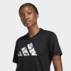 Remera Adidas Run It Brand Love Negro