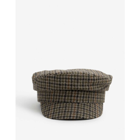 Gorra Baker Escocesa Marron Chocolate