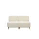 Pack x2 Sillón Modular Lumax de encastre Orebo en caja Beige