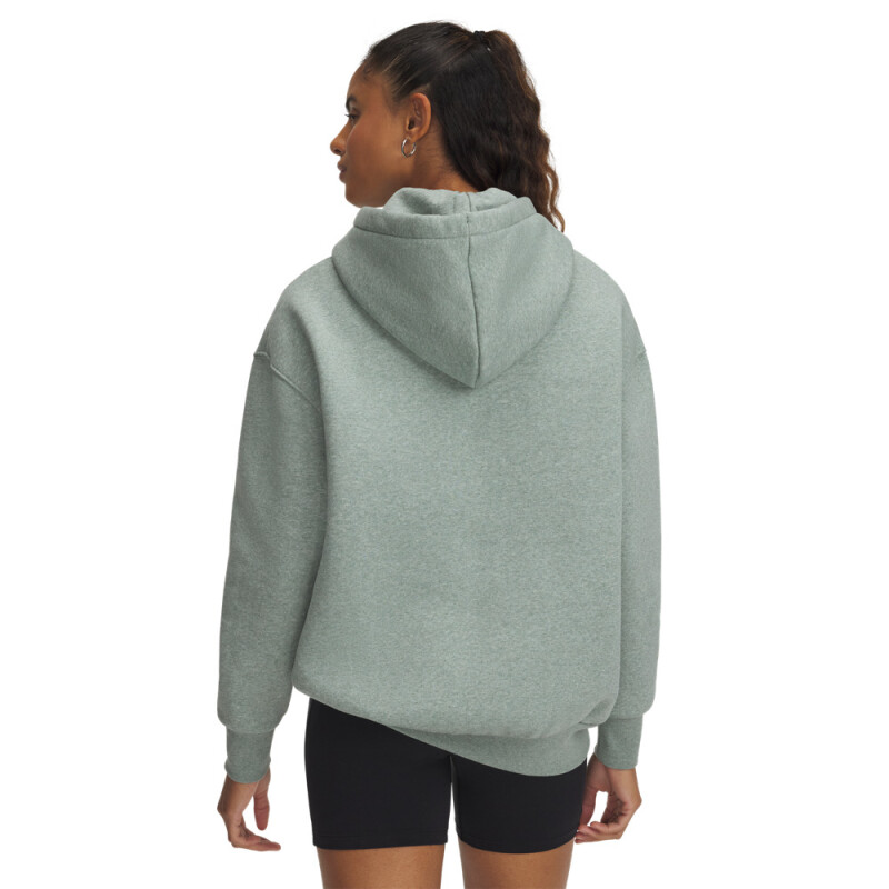 UA Icon Fleece OS Hoodie-GRN GRN-348
